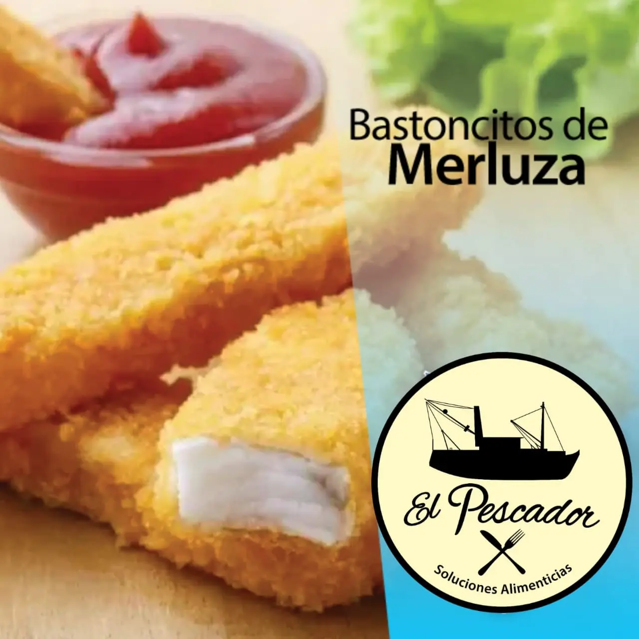 Delivery de Bastoncitos de Merluza a domicilio | El Pescador Multiconsumo