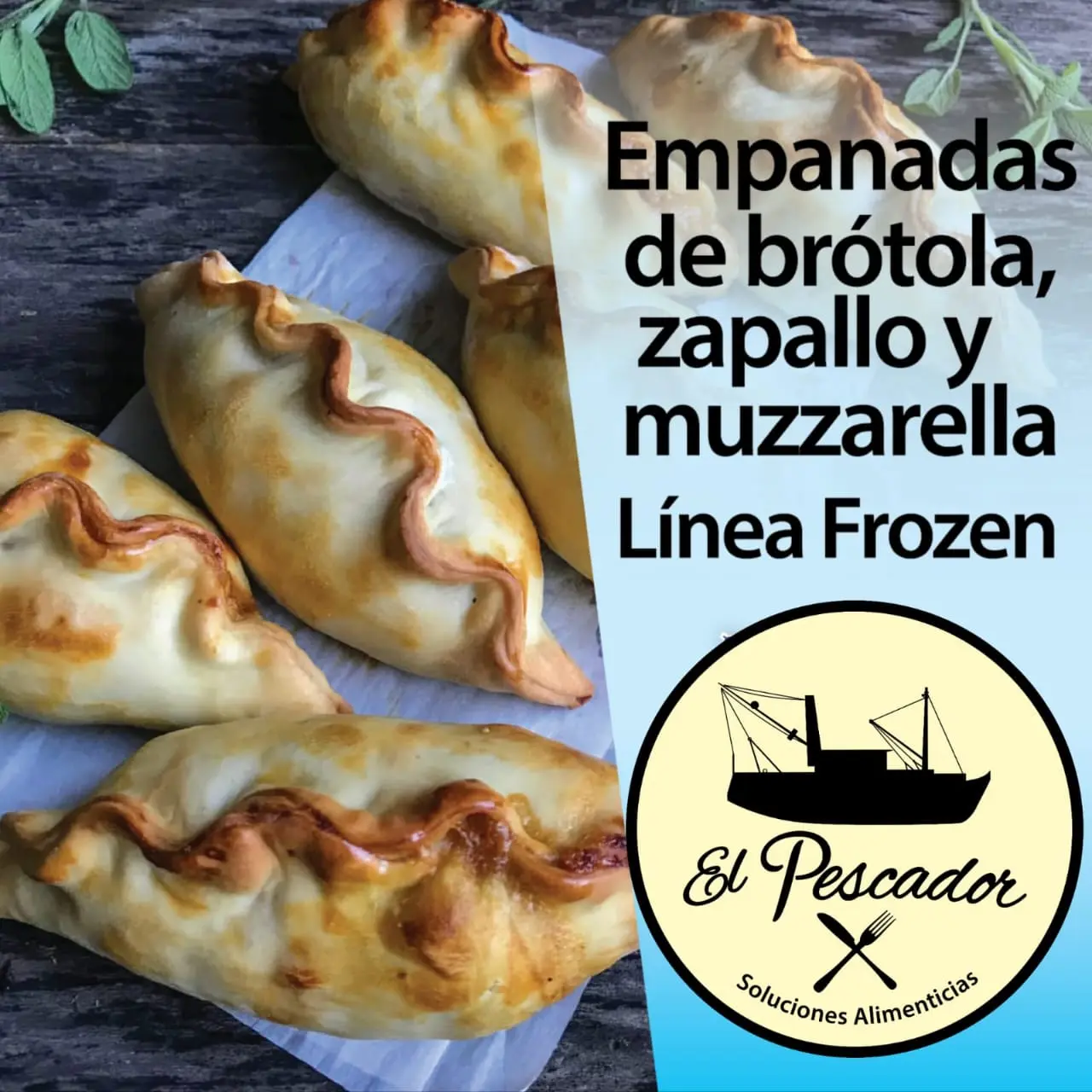 Delivery de Empanadas de Brotola, Zapallo y Muzzarella a domicilio | El Pescador Multiconsumo